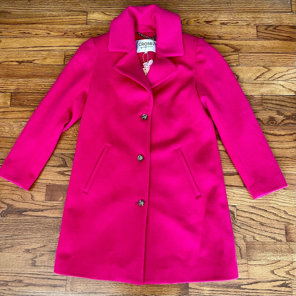 Crosby by Mollie Burch Dean Coat in Mollie Pink Medium New with Tags - Picture 1 of 10